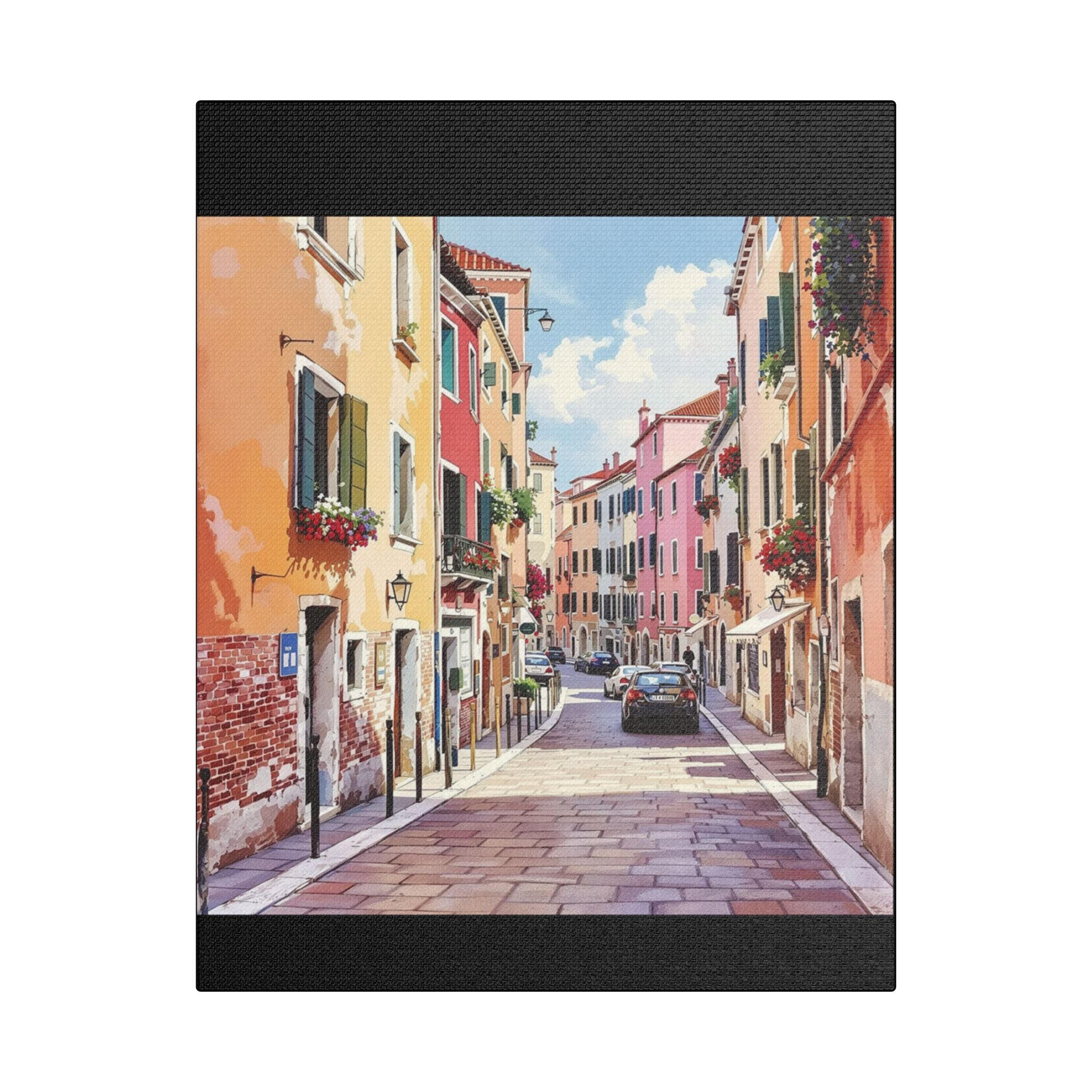 Venice Italy Watercolor Canvas Print for Stunning Home Decor - Rosetta Creative Boutique